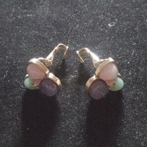 Elegant Multicolor Stone Earrings (Avon)